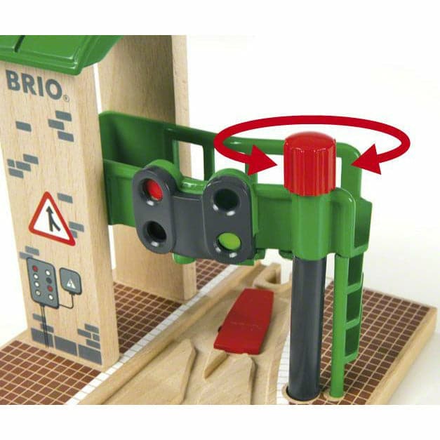 Rosy Brown BRIO Destination - Signal Station 2 pieces Kids Educational Games and Toys