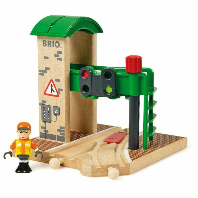 Tan BRIO Destination - Signal Station 2 pieces Kids Educational Games and Toys