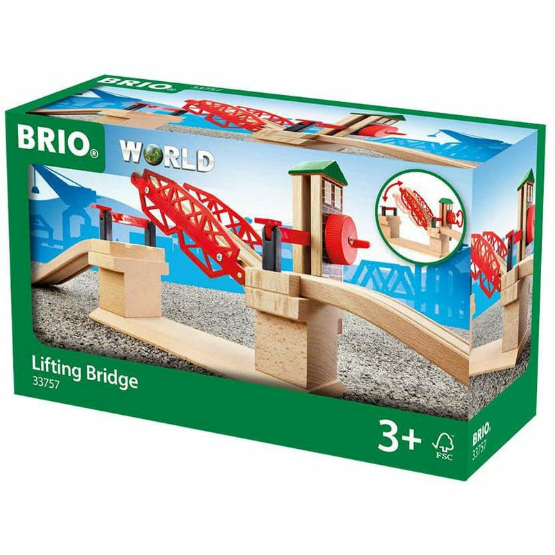 Sea Green BRIO Bridge-Lifting Bridge (3 Pieces) Kids Educational Games and Toys