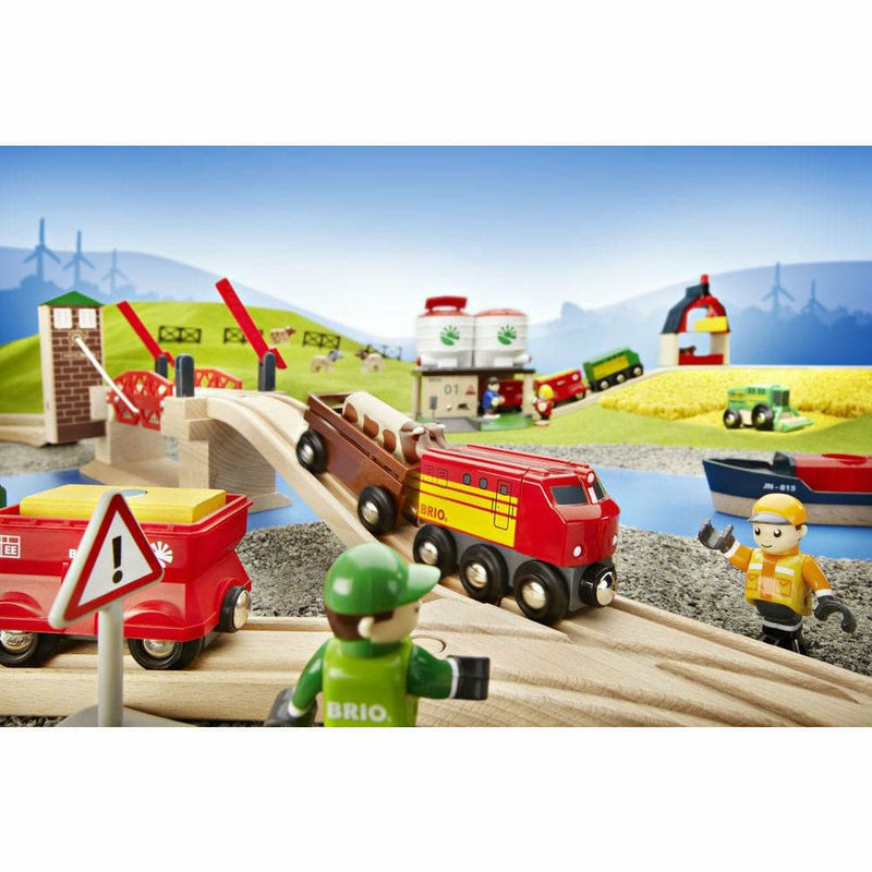 Gray BRIO Bridge-Lifting Bridge (3 Pieces) Kids Educational Games and Toys