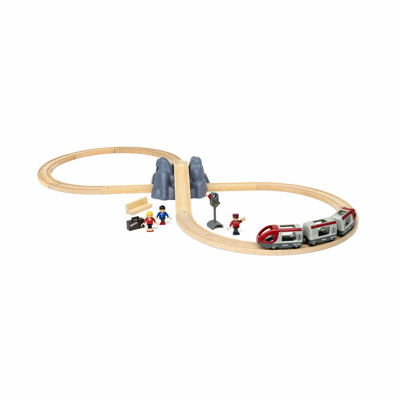Tan BRIO Set - Railway Starter Set A 26 pieces Kids Educational Games and Toys