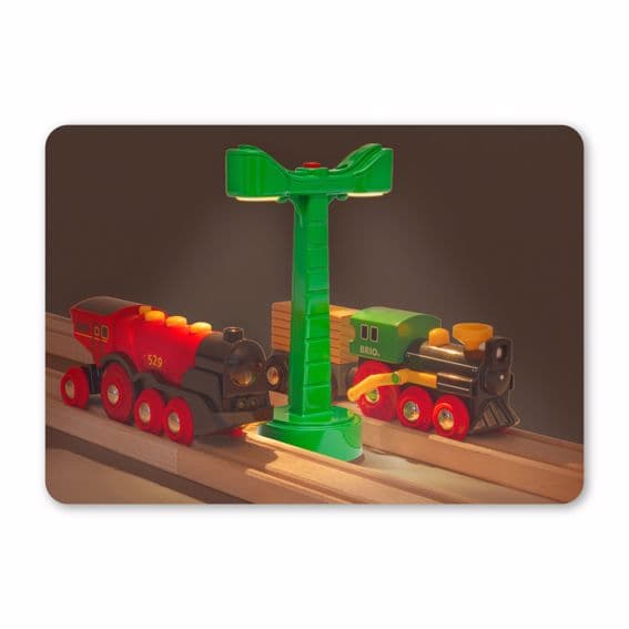 Dark Slate Gray BRIO Tracks - Railway Light Kids Educational Games and Toys