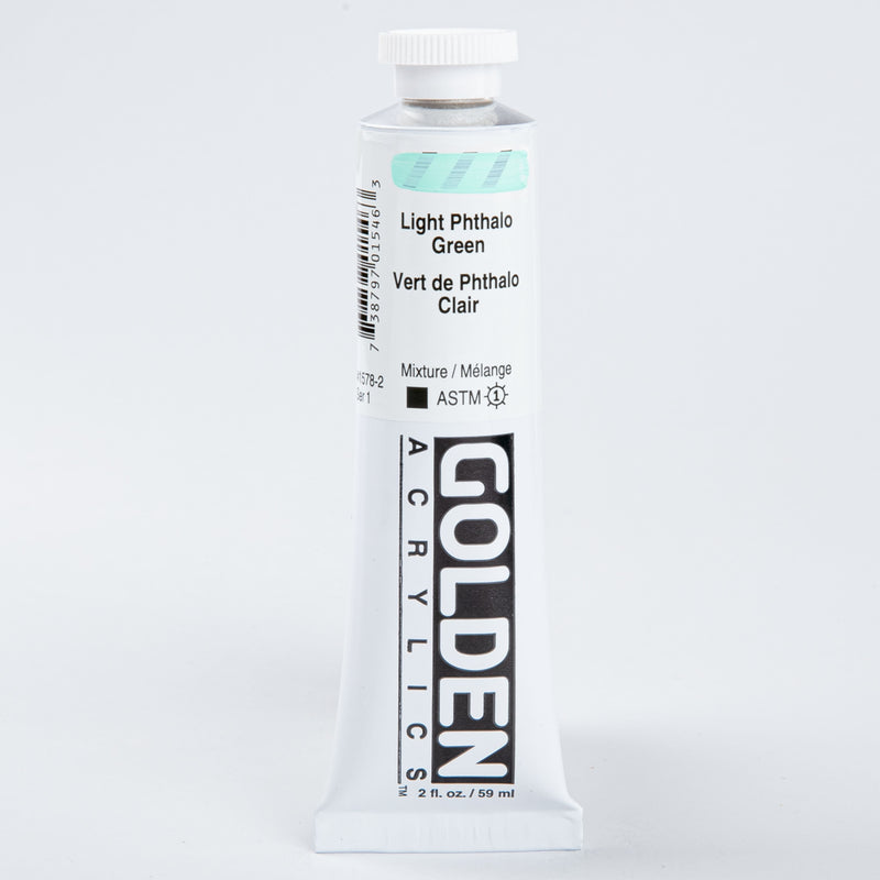 Lavender Golden Heavy Body Acrylic Paint 59ml  Light Phthalo Green Acrylic Paints