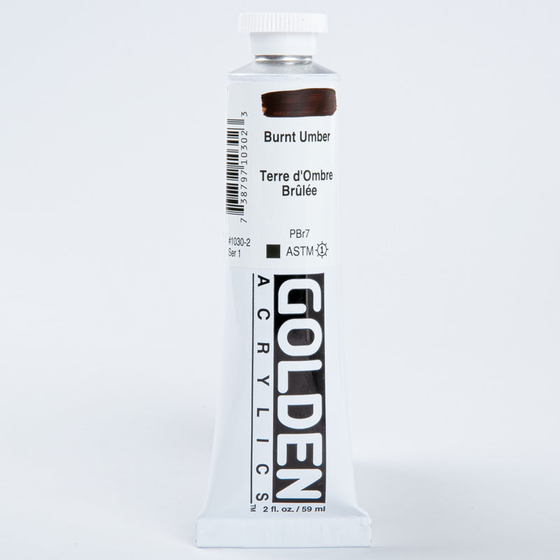 Lavender Golden Heavy Body Acrylic Paint 59ml  Burnt Umber Acrylic Paints