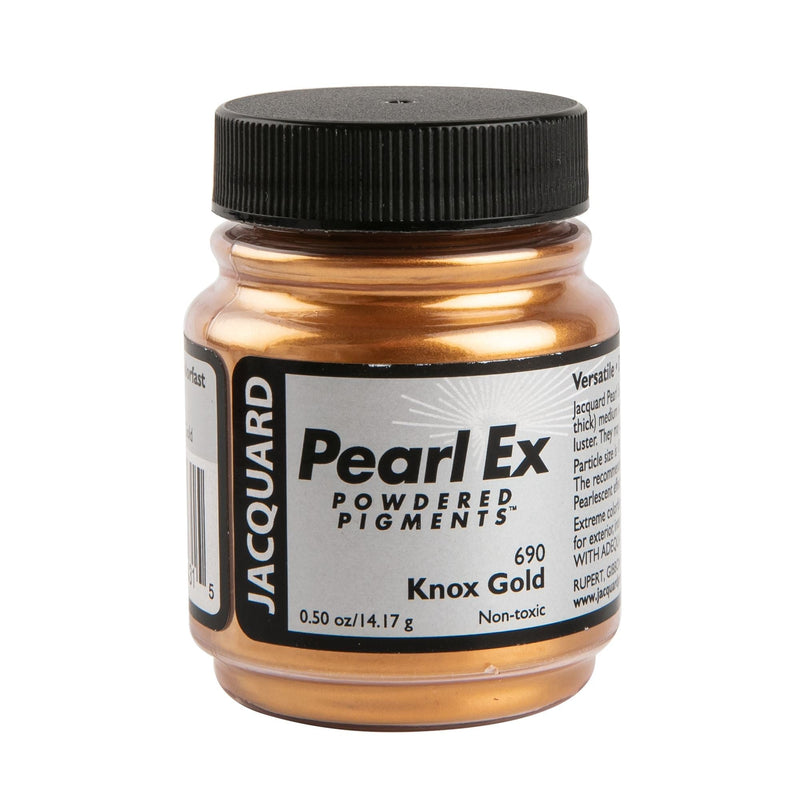 Saddle Brown Jacquard Pearl-Ex 14Gm Knox Gold Pigments