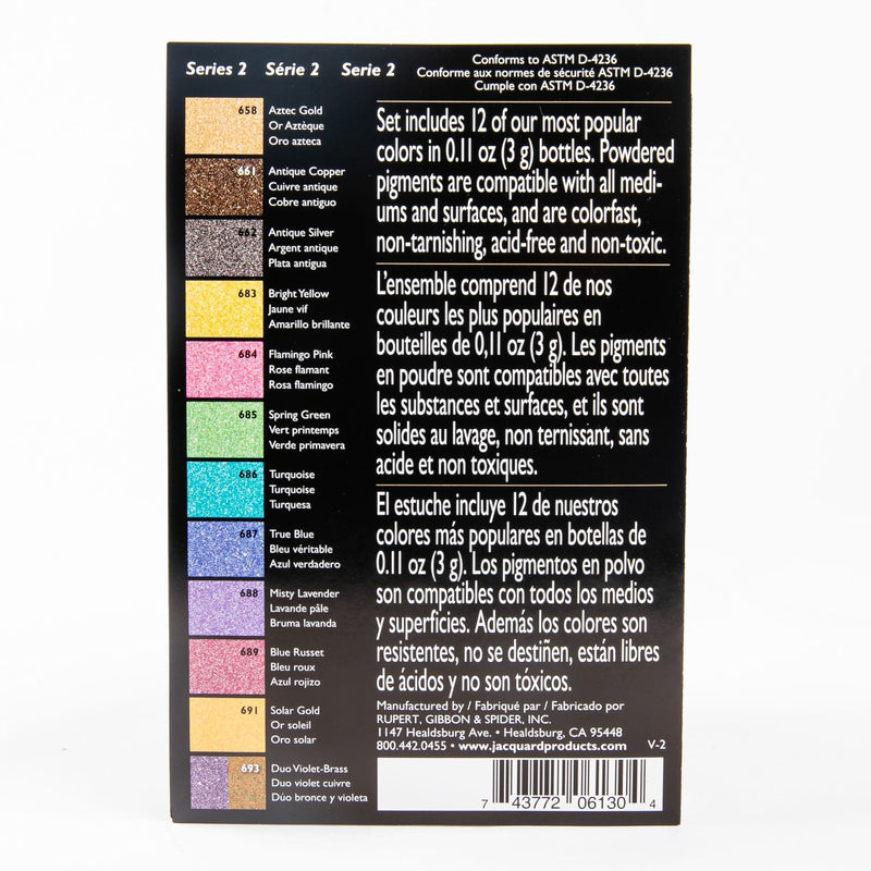 Black Jacquard Pearl-Ex Series Two Set Pigments