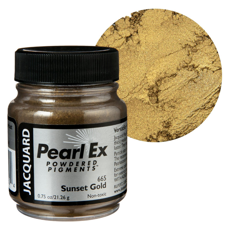 Dark Khaki Jacquard Pearl-Ex 21Gm Sunset Gold Pigments
