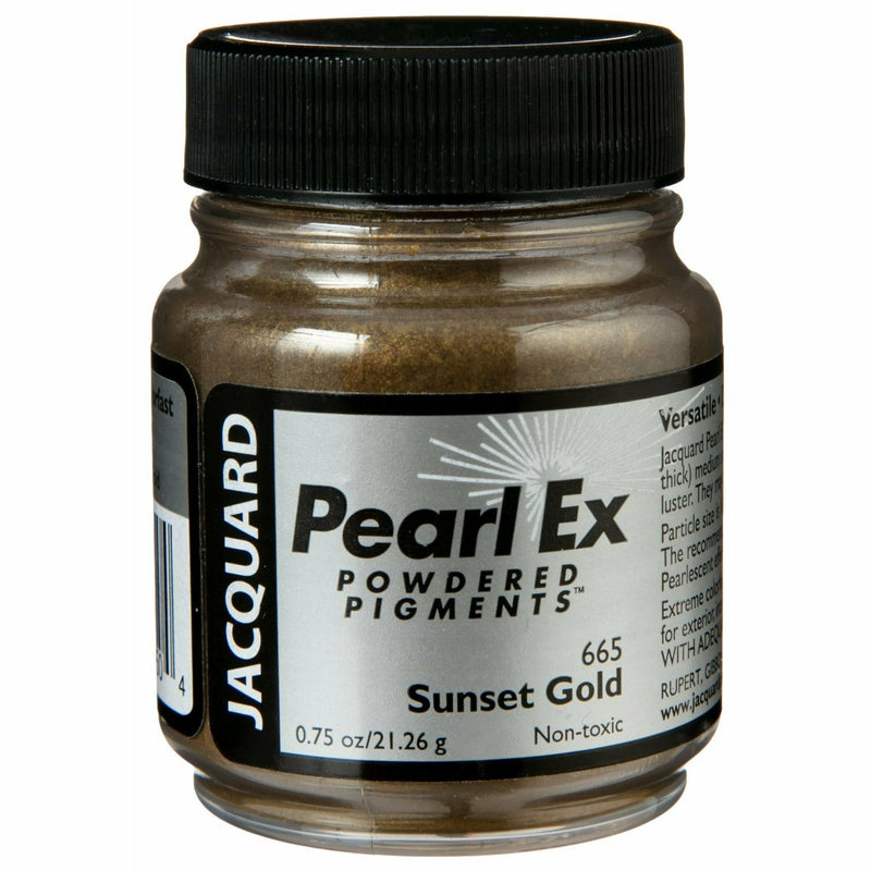 Dark Slate Gray Jacquard Pearl-Ex 21Gm Sunset Gold Pigments