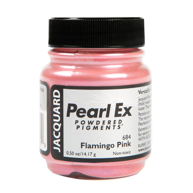 Dark Slate Gray Jacquard Pearl-Ex 21Gm Flamingo Pink Pigments