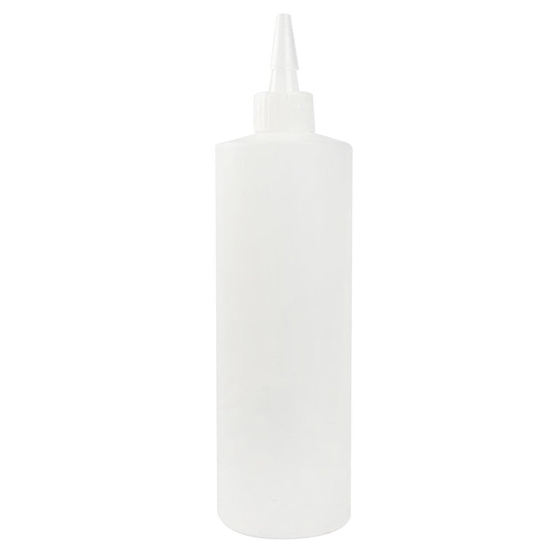 White Smoke Jacquard Plastic Squeeze Bottle 472ml Painting Accessories