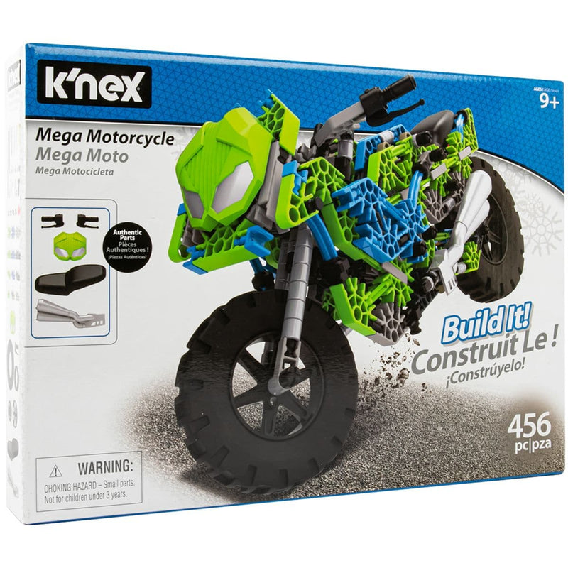 Light Gray K'NEX - Mega Motorcycle Building Set Kids Educational Games and Toys