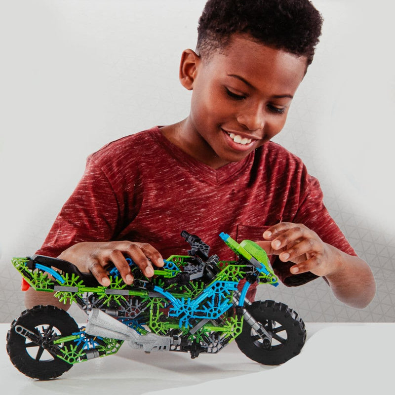 Light Gray K'NEX - Mega Motorcycle Building Set Kids Educational Games and Toys