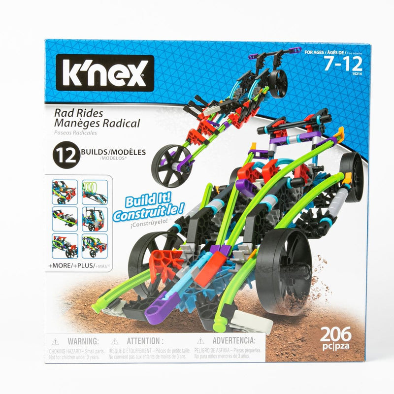 White Smoke knex - Rad Rides 12 n 1 Building Set Kids STEM & STEAM Kits