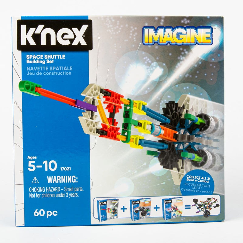 Dark Cyan k'nex Space Shuttle Building Set 60pc Kids STEM & STEAM Kits