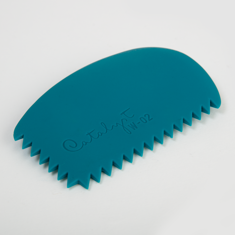 Light Gray Princeton Catalyst Silicone Wedge Tool - Blue W - 02 Paint Brushes