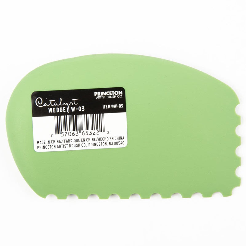 Dark Sea Green Princeton Catalyst Silicone Wedge Tool - Green W - 03 Paint Brushes