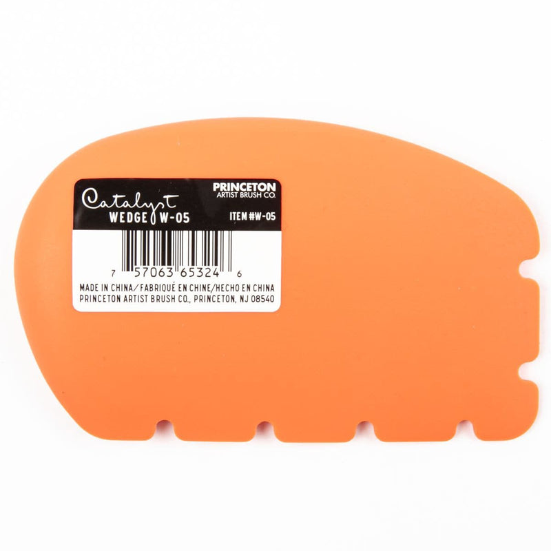 Sandy Brown Princeton Catalyst Silicone Wedge Tool - Orange W - 05 Paint Brushes