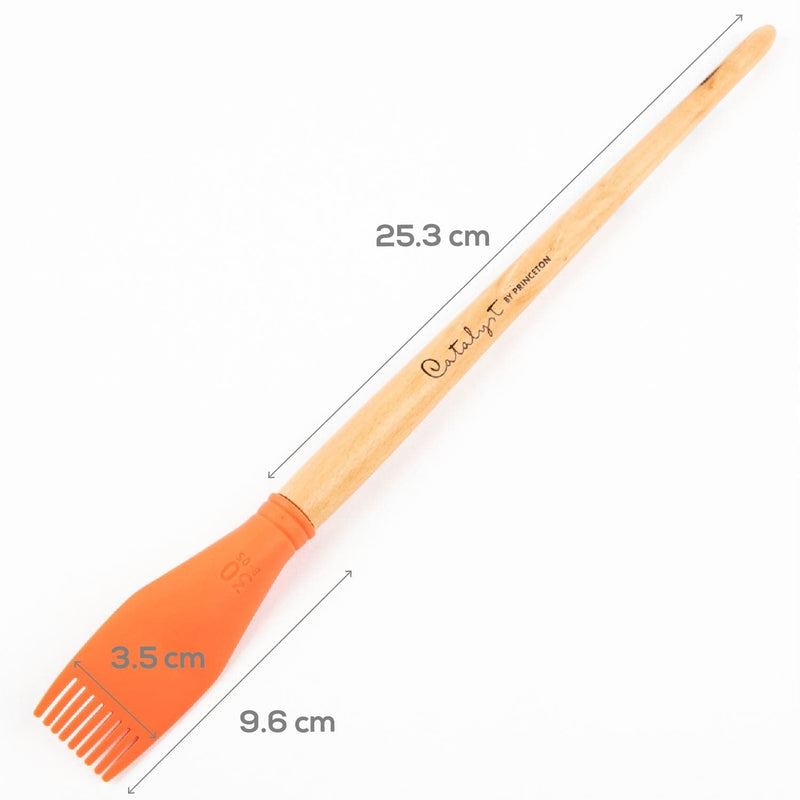 Antique White Princeton Catalyst Silicone Blade Tool - Orange B30 - 05 Paint Brushes