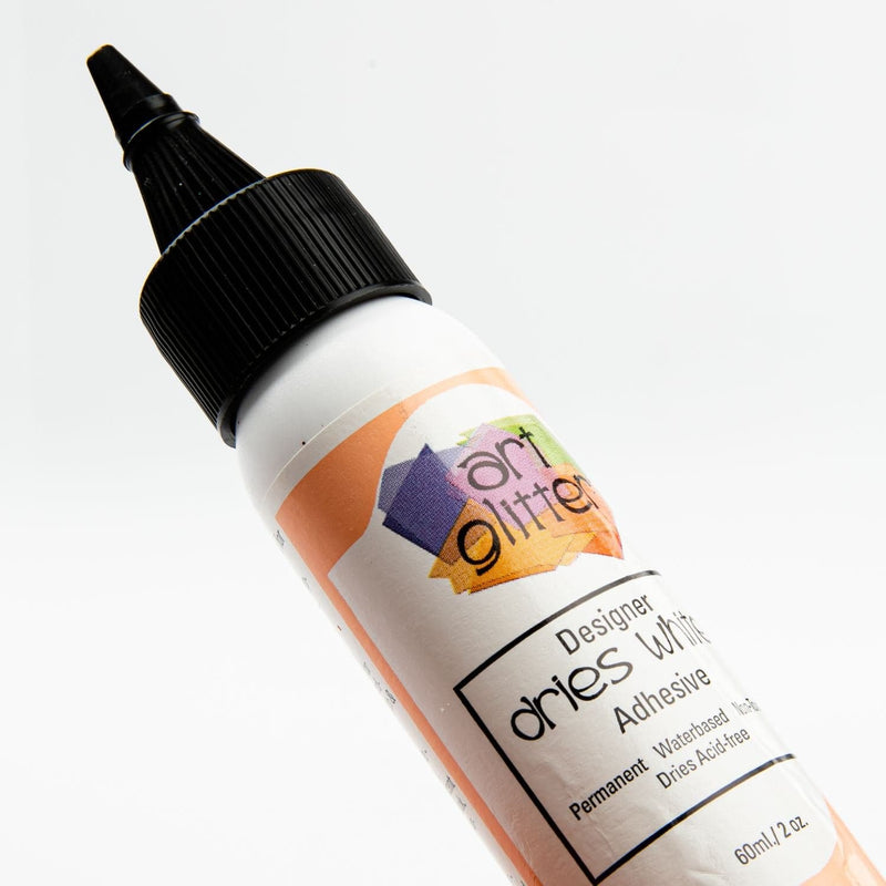 Art Institute Glitter Designer Dries White Adhesive 56mL