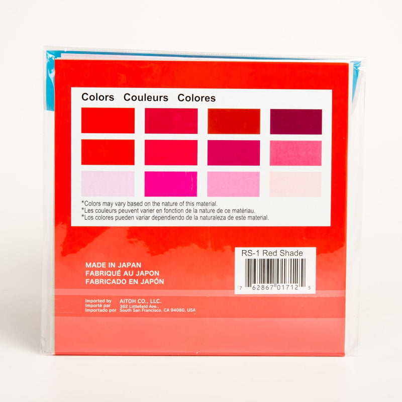 Red Origami Paper 15cmX15cm 48/Pkg - Shades of Red 12 Colours Origami