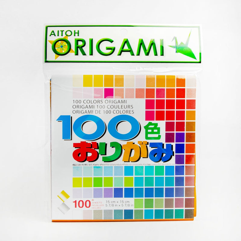 Red Origami Paper 15cmX15cm 100/Pkg - Assorted Colours Origami