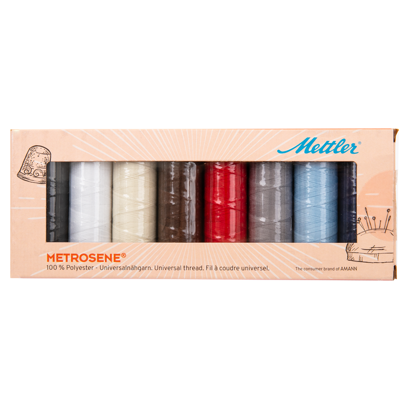 Wheat Mettler Thread Metrosene Gift Pack Article 9161 8/Pkg Sewing Threads
