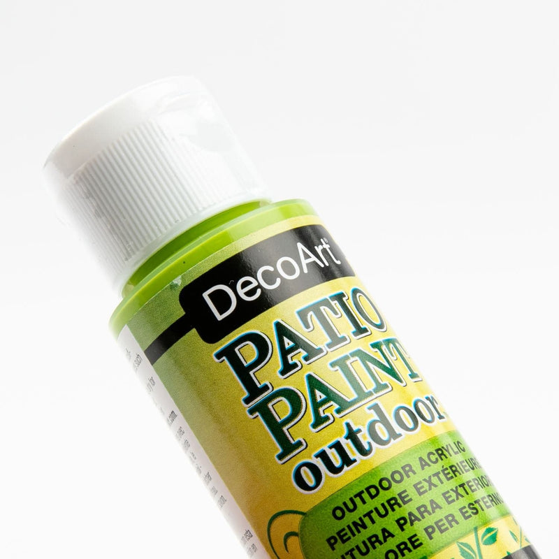 Pale Goldenrod DecoArt Patio Paint 59ml Citrus Green Outdoor Paint