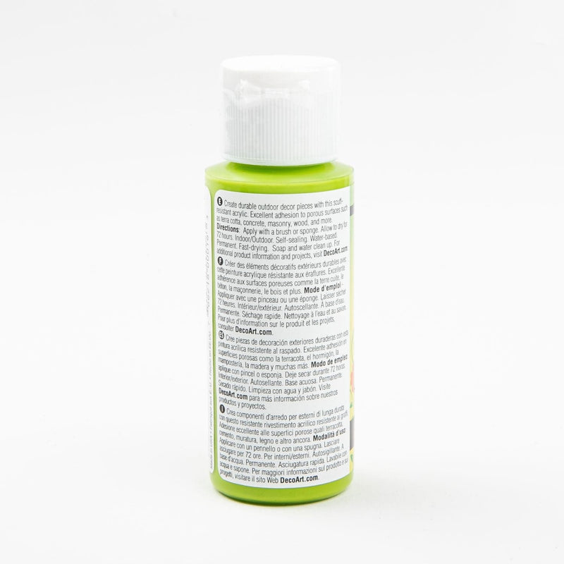 Lavender DecoArt Patio Paint 59ml Citrus Green Outdoor Paint