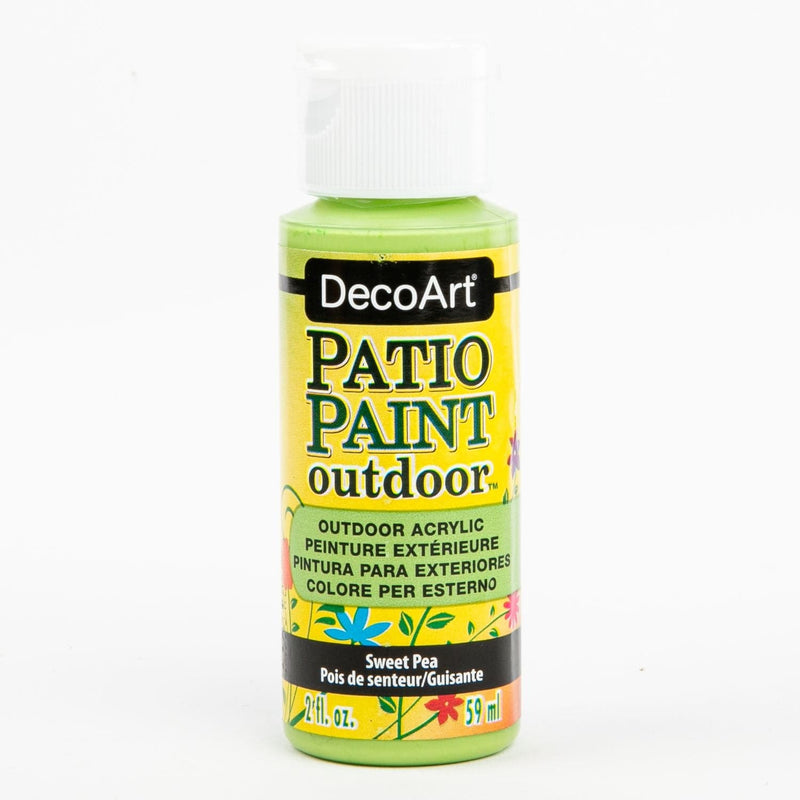 Gold DecoArt Patio Paint 59ml Sweet Pea Outdoor Paint