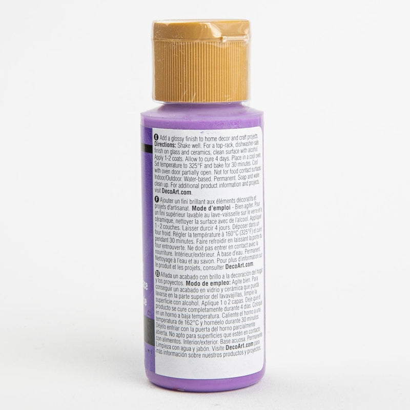 Gray Americana Gloss Enamels Acrylic Paint 59ml - Lavender Glass and Ceramic Paint