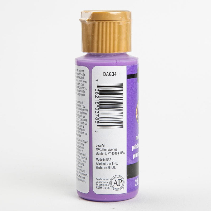 Medium Purple Americana Gloss Enamels Acrylic Paint 59ml - Lavender Glass and Ceramic Paint