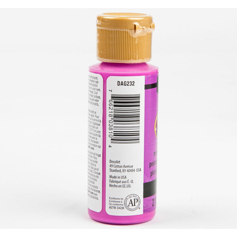 Orchid Americana Gloss Enamels Acrylic Paint 59ml - Vivid Violet Glass and Ceramic Paint