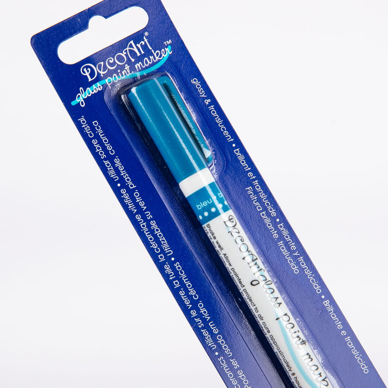 Midnight Blue DecoArt Glass Paint Marker 1mm - True Blue Pens and Markers