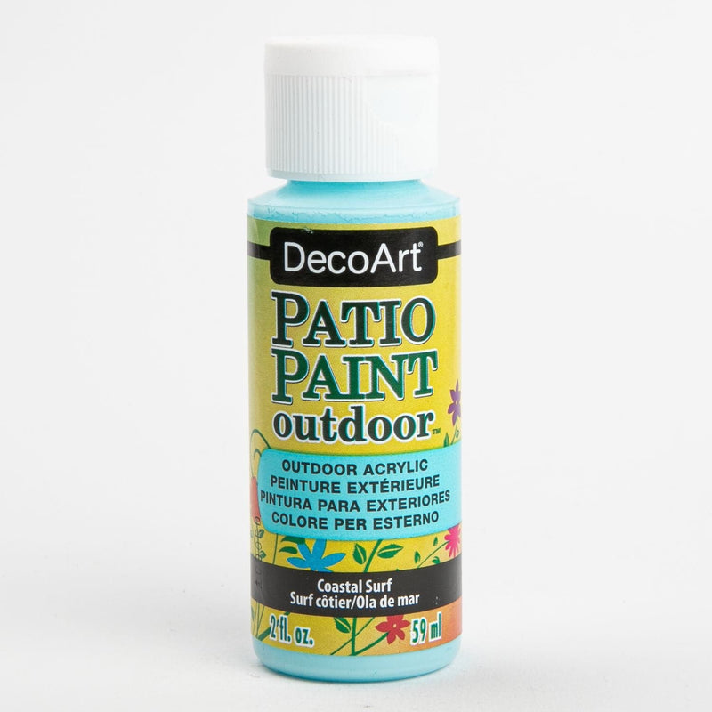 Goldenrod DecoArt Patio Paint 59ml Coastal Surf Outdoor Paint