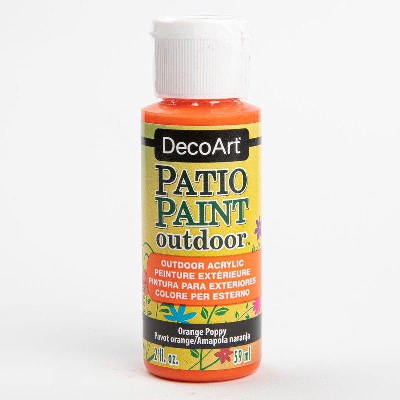 Goldenrod DecoArt Patio Paint 59ml Orange Outdoor Paint