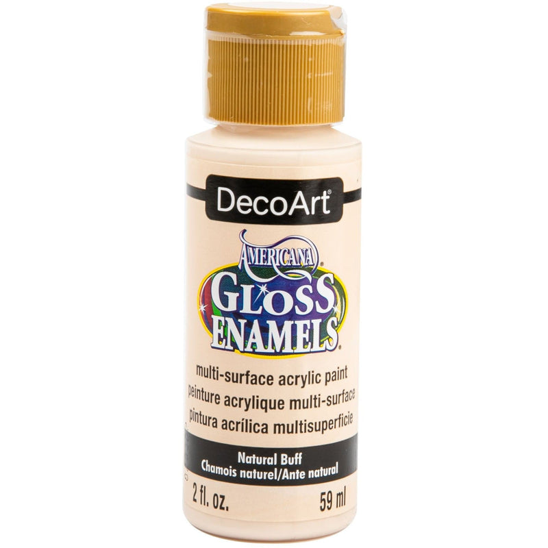 Bisque Americana Gloss Enamels Acrylic Paint 59ml - Natural Buff Glass and Ceramic Paint