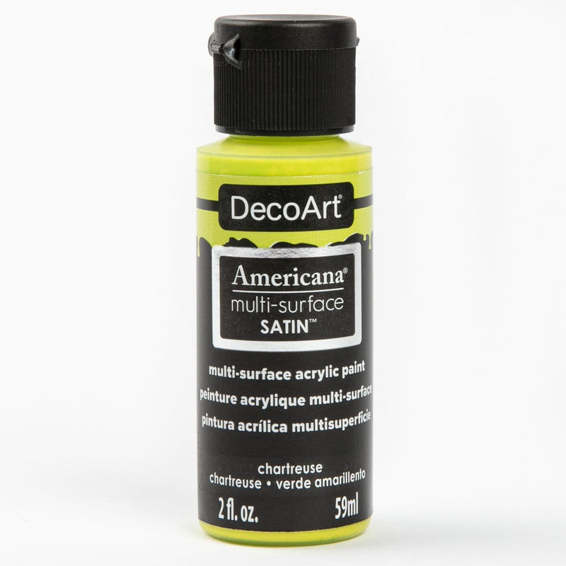 Dark Slate Gray Americana Multi-Surface Satin Acrylic Paint  59mL -Chartreuse Acrylic Paints