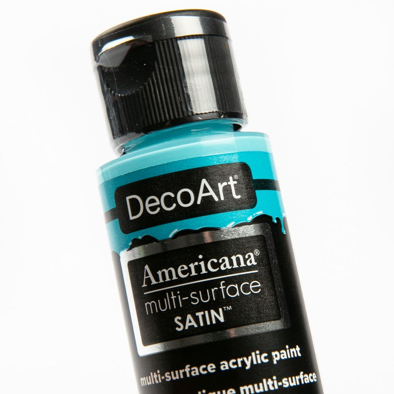 Dark Slate Gray Americana Multi-Surface Satin Acrylic Paint  59mL -Turquoise Waters Acrylic Paints