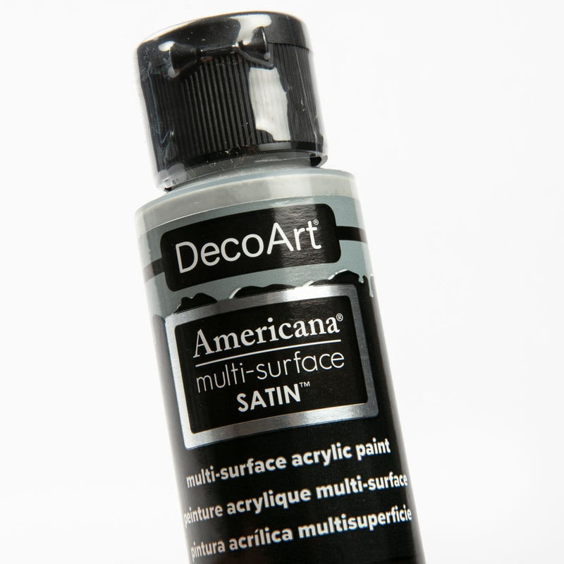 White Smoke Americana Multi-Surface Satin Acrylic Paint  59mL -Dolphin Acrylic Paints