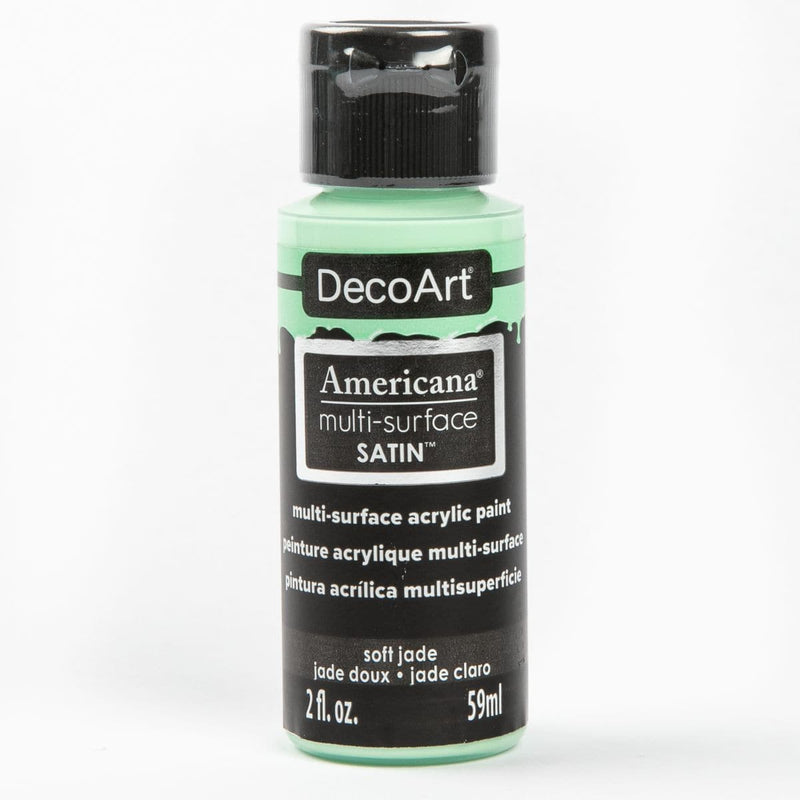 Dark Slate Gray Americana Multi-Surface Satin Acrylic Paint  59mL -Soft Jade Acrylic Paints