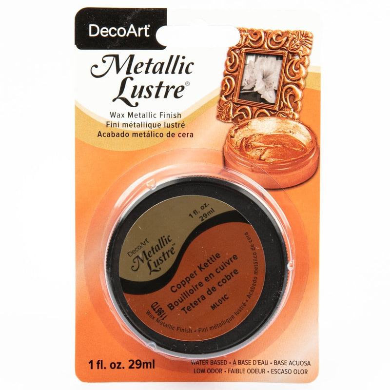 Sandy Brown DecoArt Metallic Luster Wax Finish Value Pack 4/Pkg-Home Decor Metal Leafing