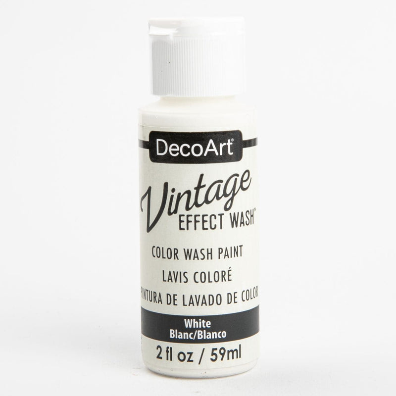 Gray DecoArt Vintage Effect Wash Paint 59ml - White Acrylic Paints