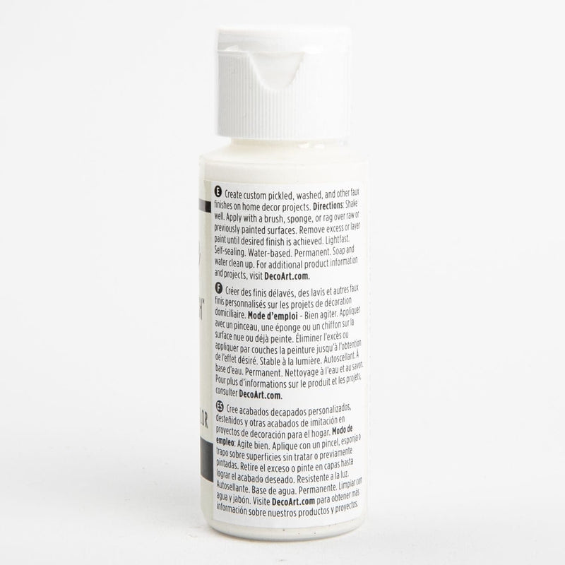 Gray DecoArt Vintage Effect Wash Paint 59ml - White Acrylic Paints