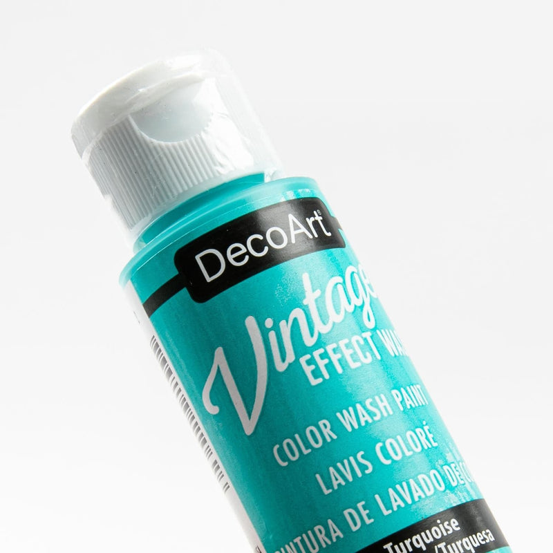 Light Sea Green DecoArt Vintage Effect Wash Paint 59ml - Turquoise Acrylic Paints