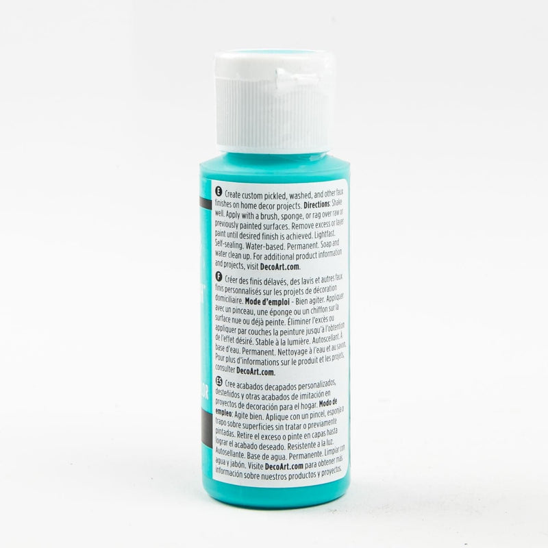 Gray DecoArt Vintage Effect Wash Paint 59ml - Turquoise Acrylic Paints