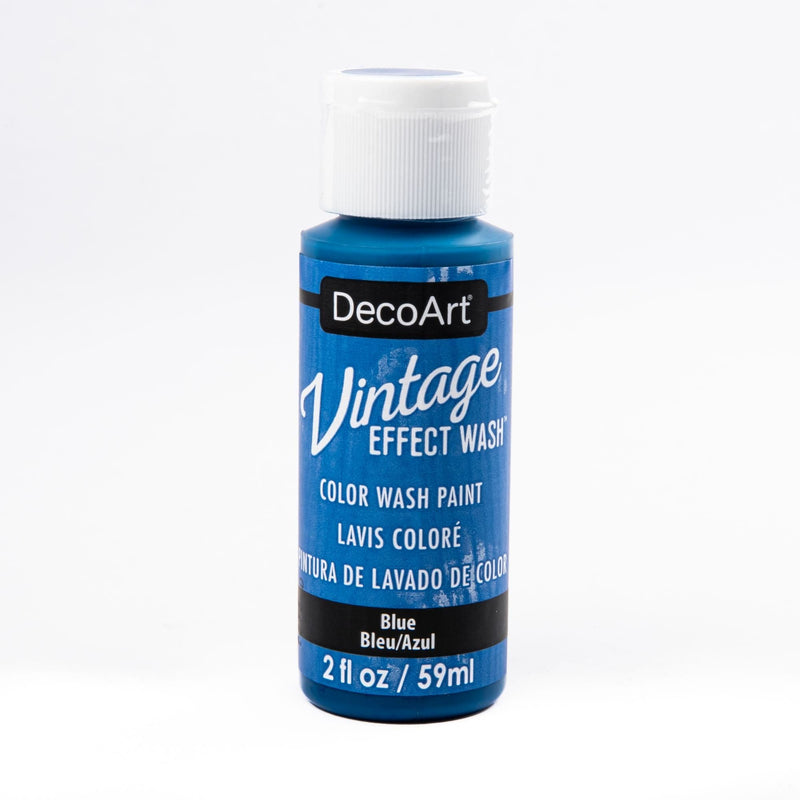 Dark Cyan DecoArt Vintage Effect Wash Paint 59ml - Blue Acrylic Paints