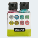 Dark Slate Gray DecoArt Galaxy Glitter Value Pack 8/Pkg-Multi-Color Glitter Paint