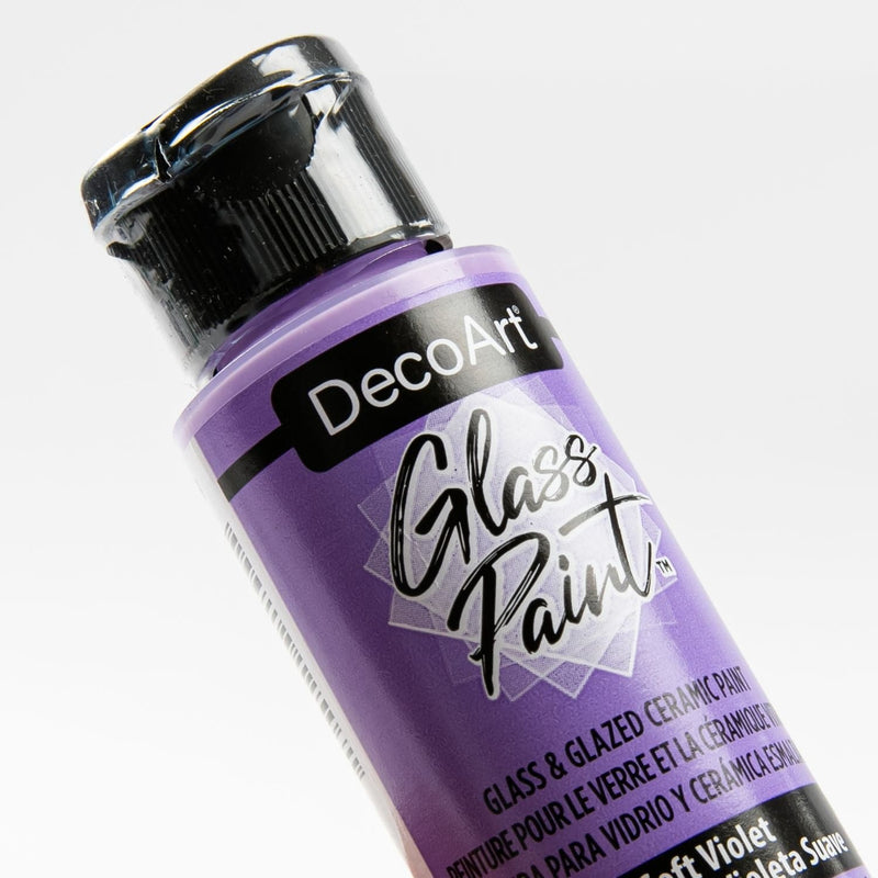 Dark Slate Gray DecoArt Glass Paint 59ml  Soft Violet Glass and Ceramic Paint