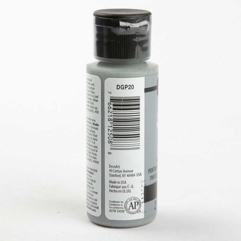 Gray DecoArt Glass Paint 59ml  Grey Glass and Ceramic Paint