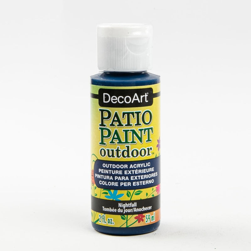 Goldenrod DecoArt Patio Paint 59ml Dark Grey Outdoor Paint